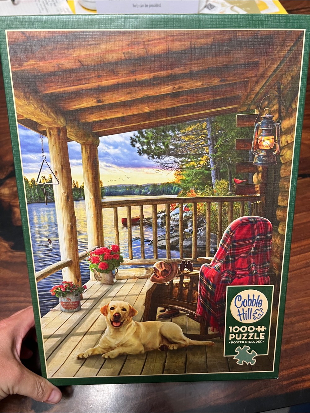 Cobble Hill 1,000 Piece Puzzle, Cabin Porch 80005